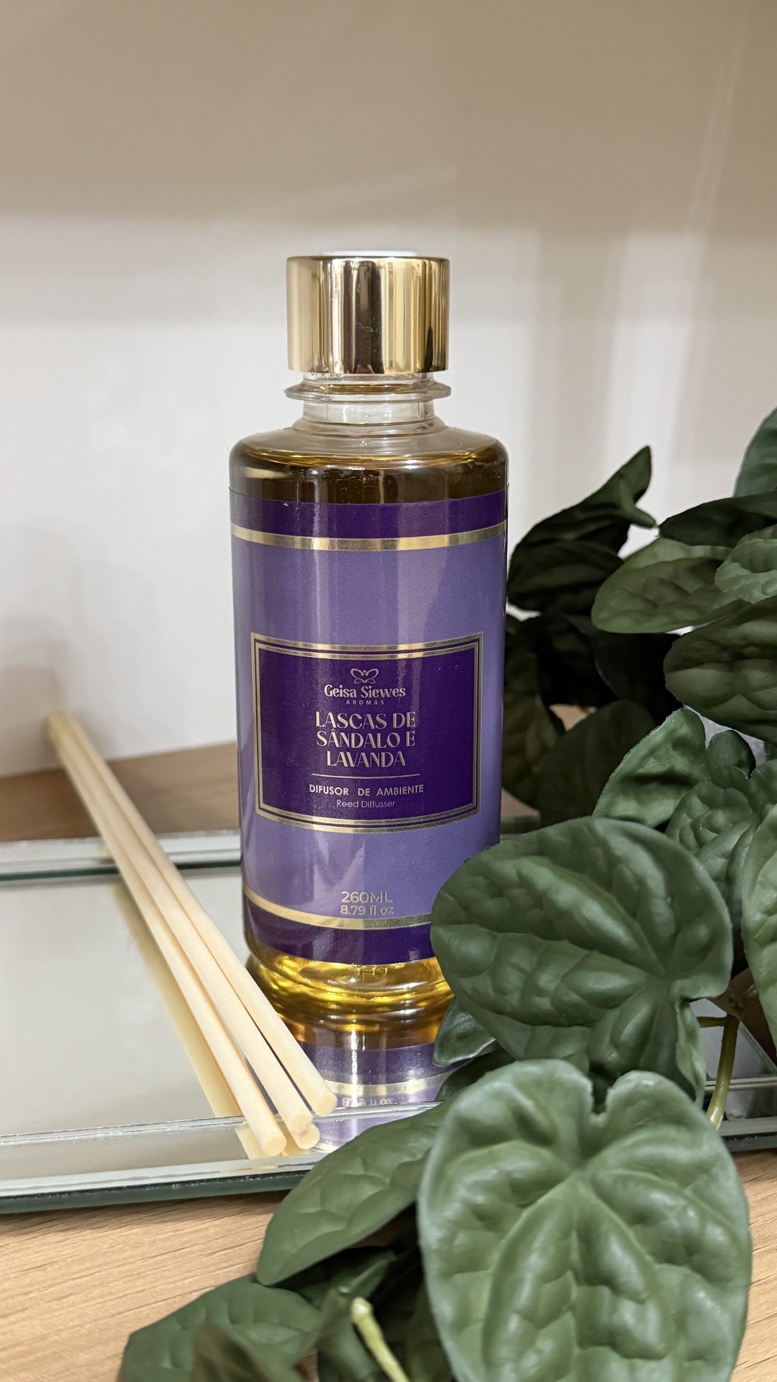 Coleção Sândalo e Lavanda Geisa Siewes Aromas